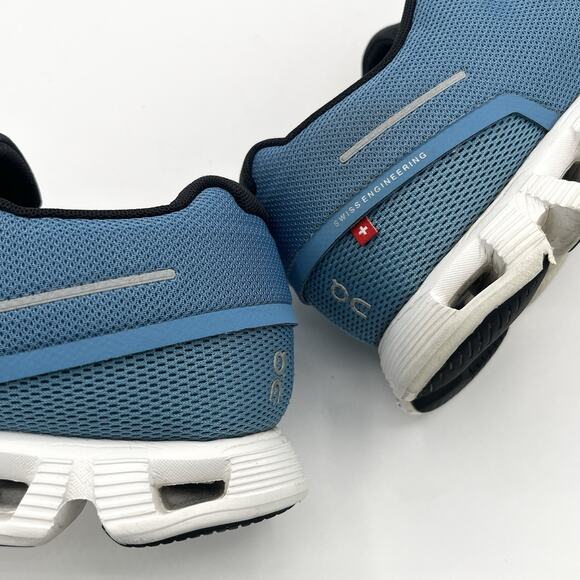 On Cloud 5 Running Shoes Mens Size 12 Niagara Blue Black Sneakers 59.98915 - Picture 6 of 9